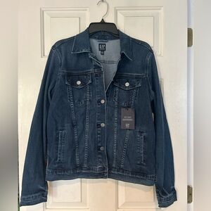 Women’s Gap Denim Jean Jacket. L-Tall. NWT.